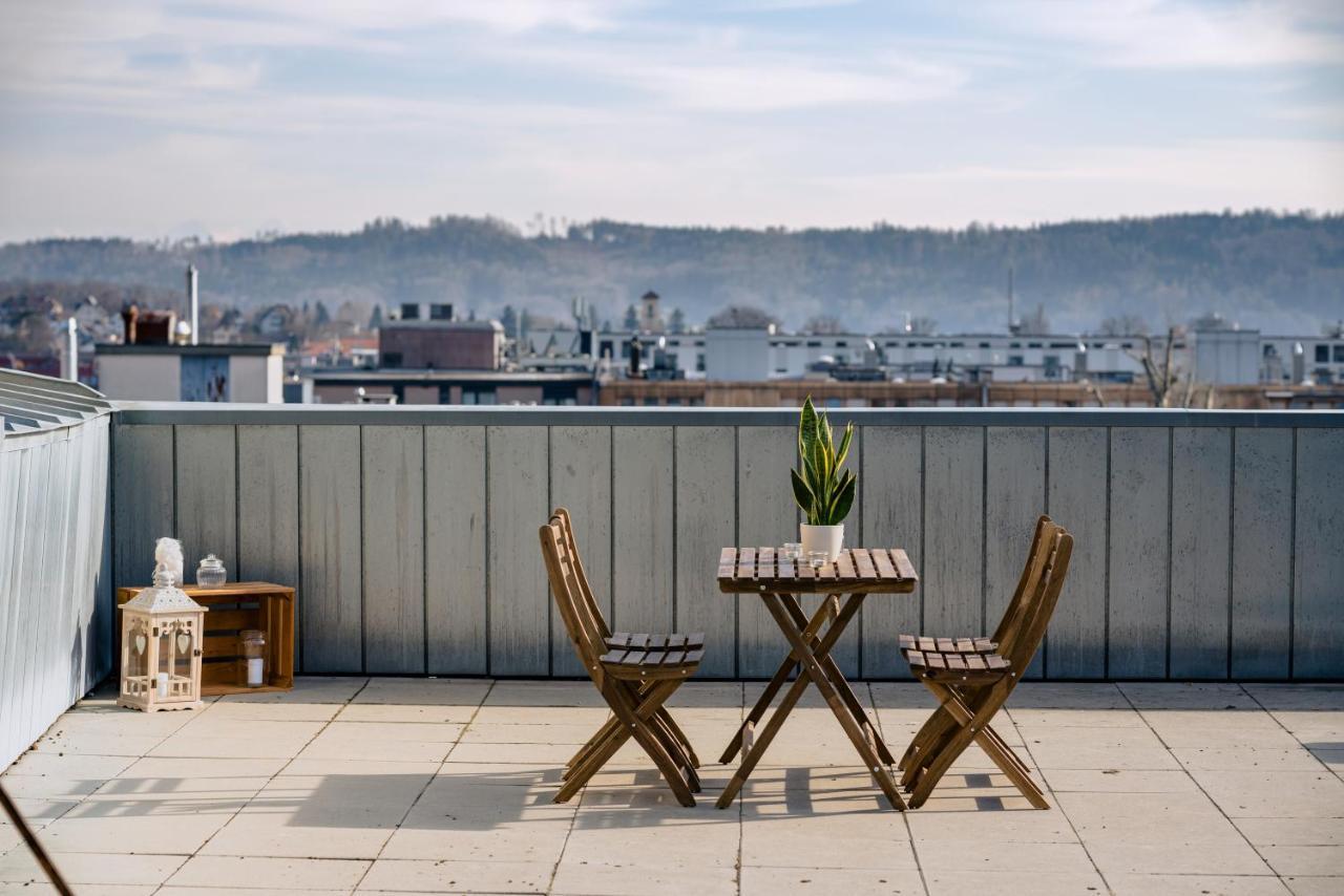 Eigene Wohnung Im Stadtzentrum Mit Wunderschoener Dachterrasse Біль Екстер'єр фото